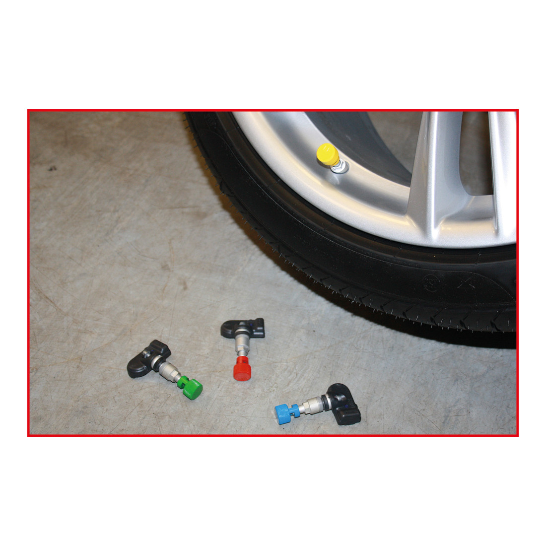Purgeur de pneus TPMS, 4 pcs.