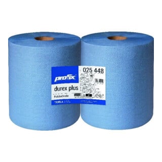 Putztuch profix durex plus L380xB360ca.mm blau 3-lagig,perforiert 500 Tü./Rl.