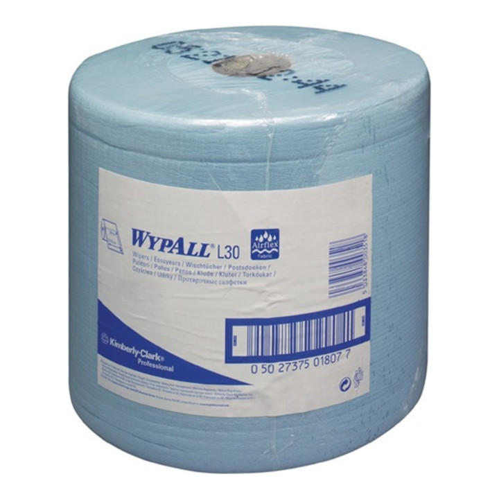 Putztuch WYPALL L20 EXTRA 7346 L380xB235ca.mm 2-lagig,perforiert blau Rl.