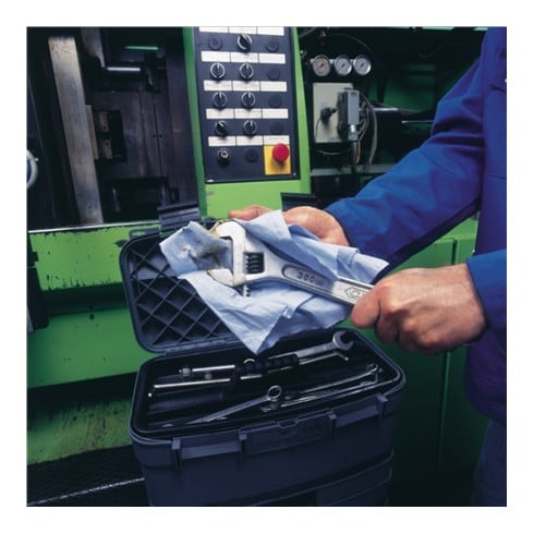 Putztuch WYPALL L20 EXTRA 7346 L380xB235ca.mm 2-lagig,perforiert blau Rl.