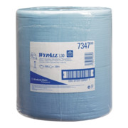 Putztuch WYPALL L20 EXTRA,7347 L.380xB.330mm 2-lagig,perforiert,blau,verleimt-1