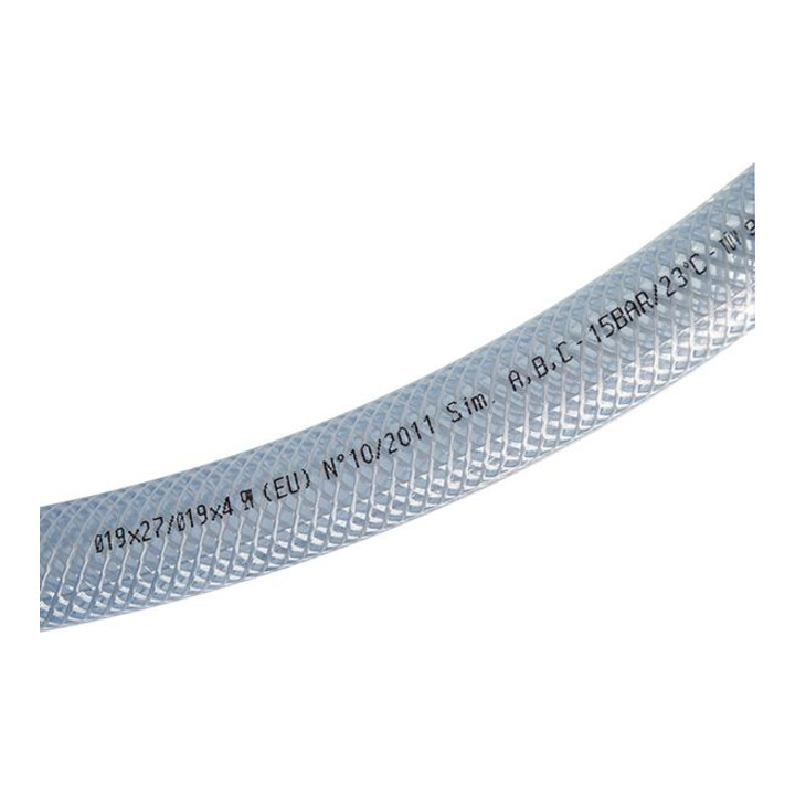 PVC-Gewebeschlauch TCN transp. m.Einl 6x3mm 50m