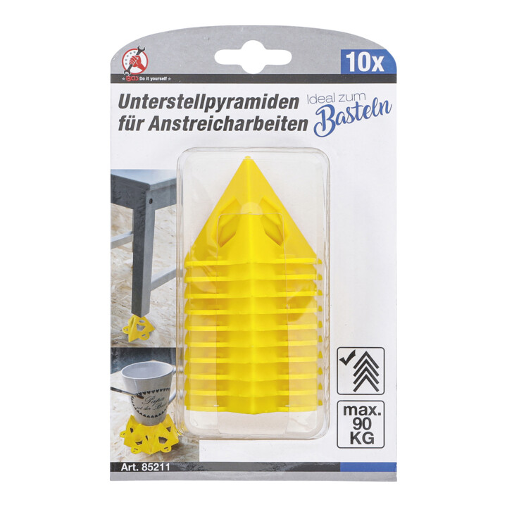 Pyramides de calage pour travaux de peinture 10 pièces BGS