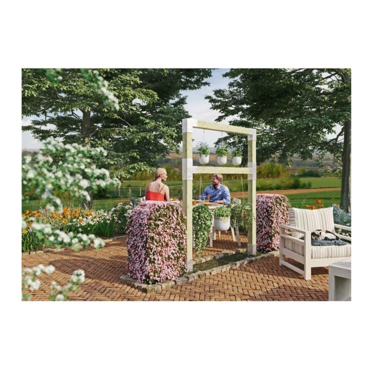 QUATRO Connecteur d'angle double 20 x 20 x 20 cm