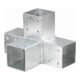 QUATRO-Steckverbinder Mitte zweifach 30,5 x 20 x 20 cm für 9 x 9 cm