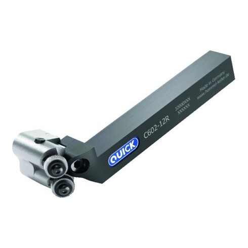 QUICK Fraiseuse à moletage C602-12R 12x12mm pour moletage 8,9x2,5x4mm