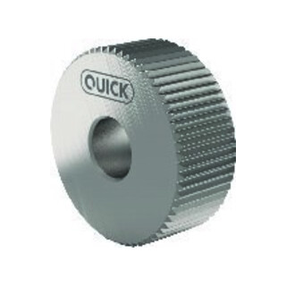QUICK Molette moletée PM AA 20x8x6 G7 P2 avec chanfrein
