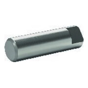 QUICK Pointe de centrage HM 4 x 14 mm avec surface plane