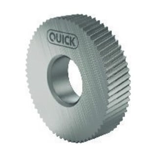 QUICK Roue moletée PM BL 15° 21,5x5x8 H7 P0,8