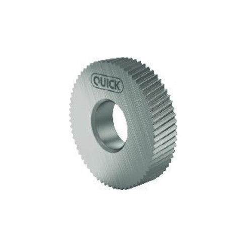 QUICK Roue moletée PM BL 15 degrés 8,9x2,5x4 H7 P0,4