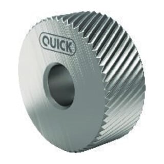 QUICK Roue moletée PM BL 30° 20x8x6 G7 P1,2 avec chanfrein