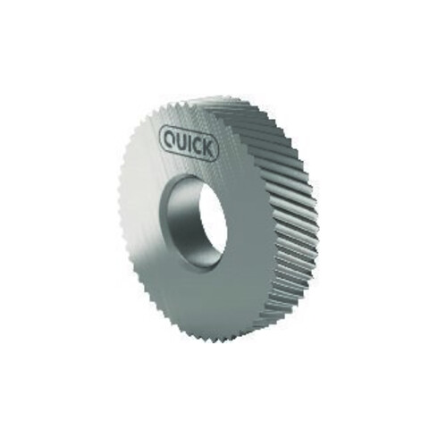 QUICK Roue moletée PM BR 30 degrés 8,9x2,5x4 H7 P0,3