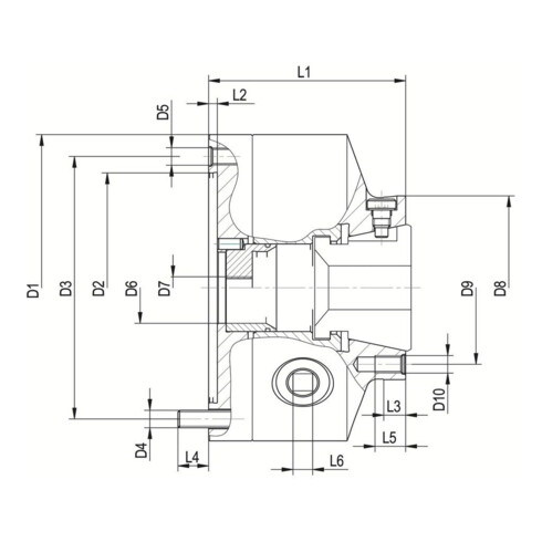 RÖHM Bague de serrage .NFUTTER CAPTIS M52