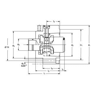 RÖHM Bride de montage avec système de serrage HSK-C63
