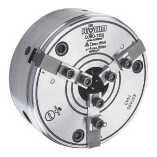 RÖHM DURO-T 200, KK 6, ISO702 2, Camlock, Mâchoires de base