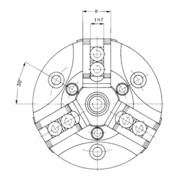 RÖHM Entretoise compensatrice KFD-200/3AF SV
