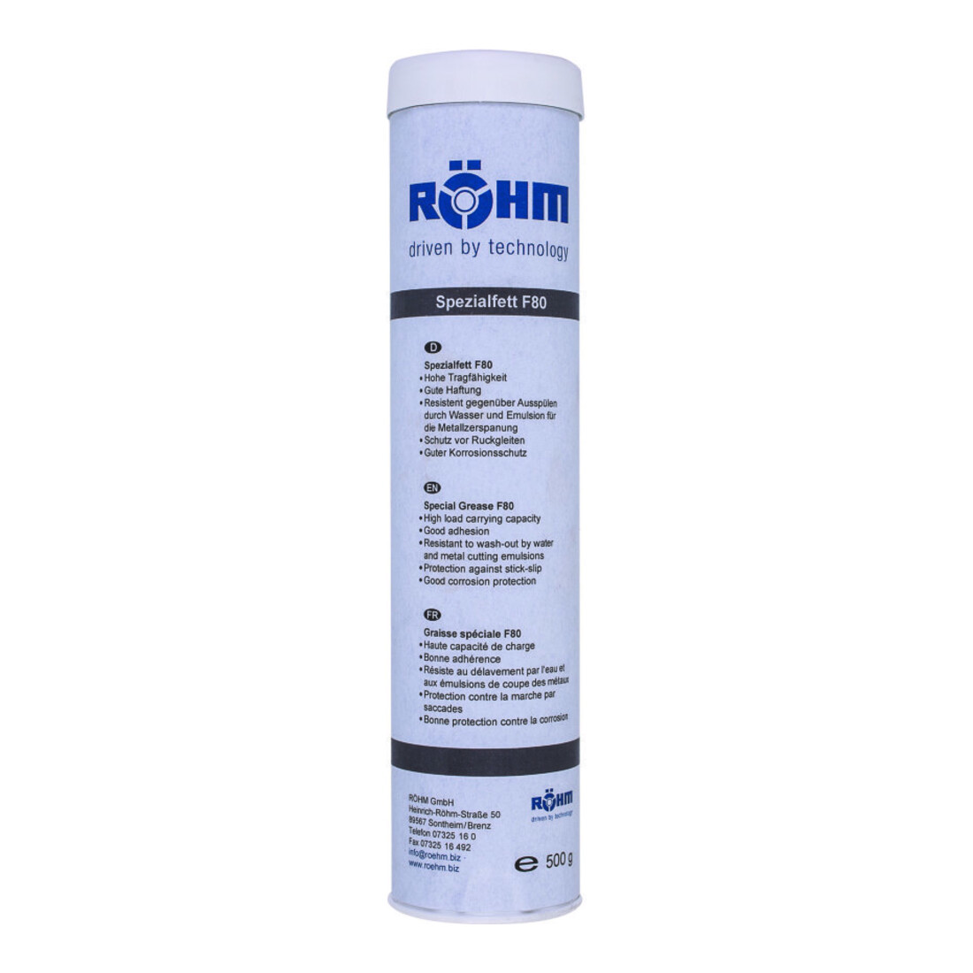 RÖHM Graisse F91 cartouche 400 g TRIBOL GR 400-2 PD