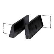 RÖHM Inserts standard NCS, taille 4, largeur de mors 160, trempés et rectifiés