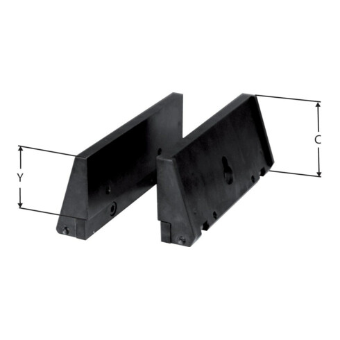 RÖHM Inserts standard NCS, taille 5, largeur de mors 200, durcis et rectifiés