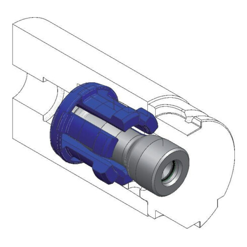 RÖHM Jeu de bridage KP HSK-A125/B160 avec support