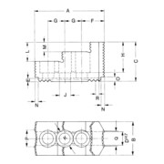 RÖHM Jeu de mors inversés KFD-200/2-3