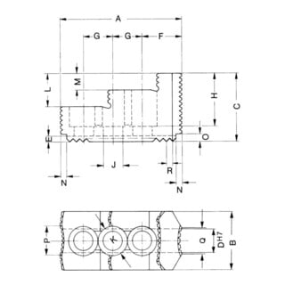 RÖHM Jeu de mors inversés KFD-400/2