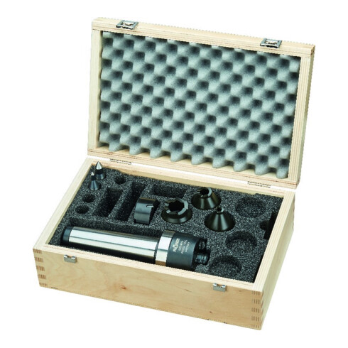 RÖHM Jeu d’entraineurs frontaux CoAE dans un coffret en bois Rotation à droite, Cône morse (CM): 5