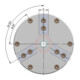 RÖHM Mandrin de serrage PKF-200/3 ZA167,64 KH8,5-5