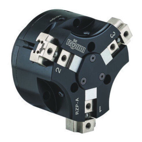 RÖHM Pince centrée pneumatique RZP-A1 LKR112 3xM8 L14,5 H13