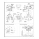 RÖHM Pince parallèle pneumatique RPP- LA66x38 4xM6 KH13 BH10-5