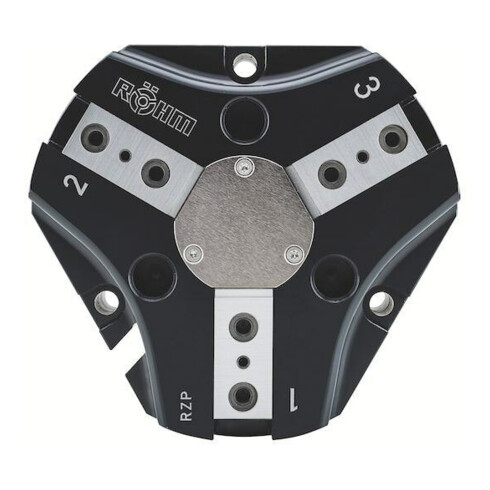 RÖHM Pince pneumatique centrée RZP LKR184 3xM10 H24,2 L14
