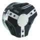 RÖHM Pince pneumatique centrée RZP LKR220 3xM12 H30 I17-5