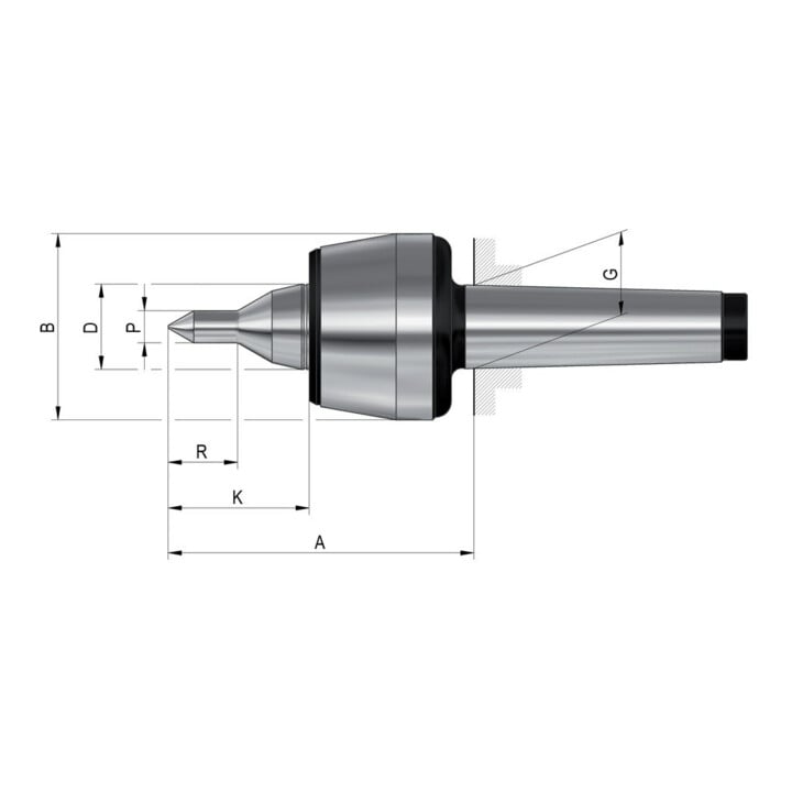 RÖHM Pointe tournante K110HVL MK5 60G E
