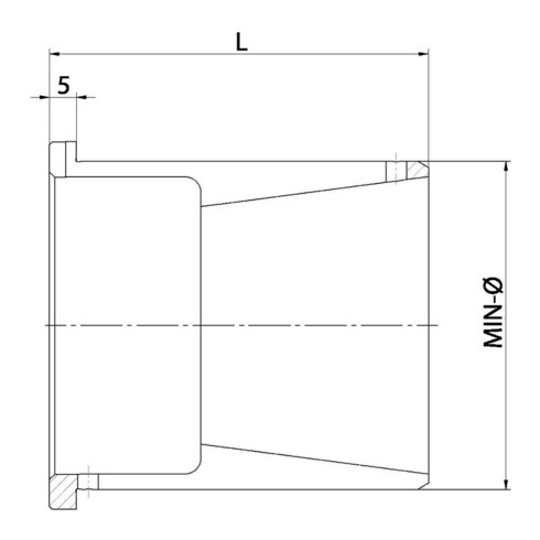RÖHM R-Manchon KFR-02 SPK GL 40, D : 29,7