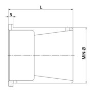 RÖHM R-Manchon KFR-04 SPK1 GL 55, D : 49,2-2