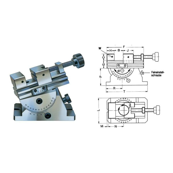 RÖHM Serre-joint de précision PS-70ZD