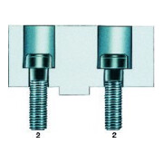 RÖHM Vis pour mors d'appui Gr.500/630 M20x80