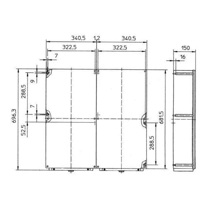 R. STAHL Boîtier de transition câble 8146/1000-C923 315/400A