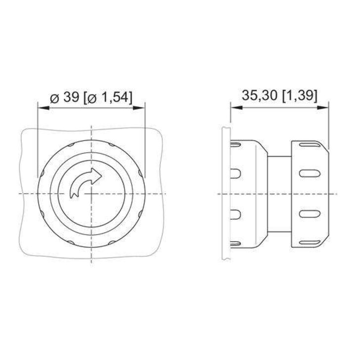 R. STAHL Bouton d'arrêt d'urgence 8602C3-010-B antidéflagrant Polyamide