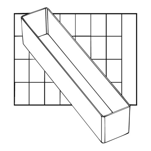 raaco A9-2 Casier transparent H 47 x L 39 x P 109 mm