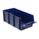 raaco Boîte de rangement transparente 7-1600 bleu