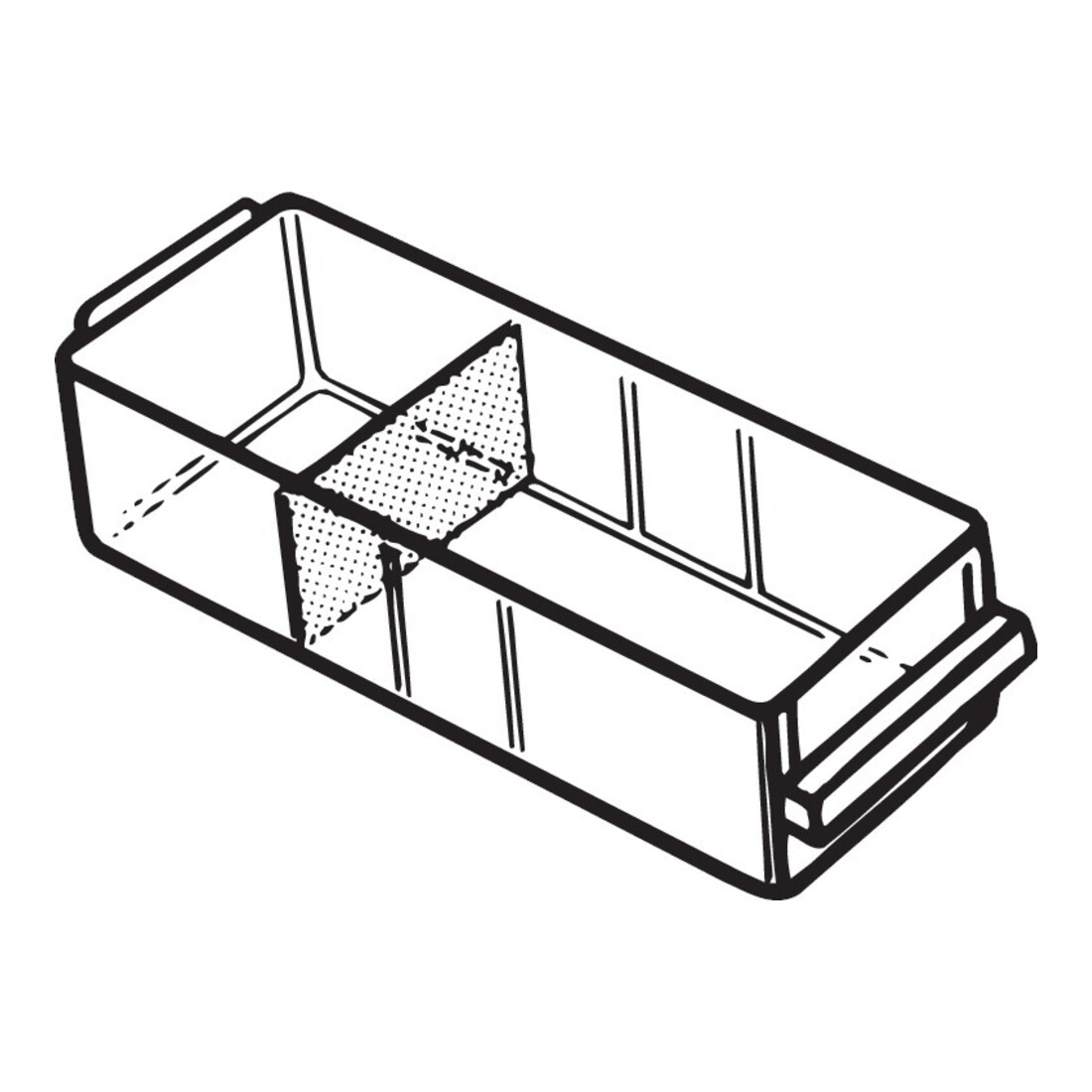 raaco Cassetto di ricambio 150-00 tipo A, 41x55x153mm