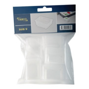 raaco Eins.Sub 55A9-1 H25xB54xT39mm Ku.transp.10 Stk./Beutel-1