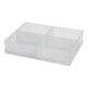 raaco Insert compartiment pour Mod.C Type A7-1 transparent 4 pcs.-1