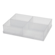 raaco Insert compartiment pour Mod.C Type A7-1 transparent 4 pcs.
