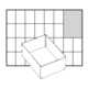 raaco Insert compartiment pour Mod.C Type A7-1 transparent 4 pcs.-3
