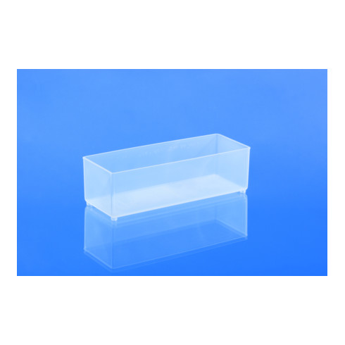 raaco Inserto A8-2 per scomparto, trasparente, H=47xl=55xP=157mm