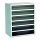 raaco magazijn voor kleine onderdelen ESD 250/6-3 b.357xd.255xh.435mm 6-lades sw galv.-1