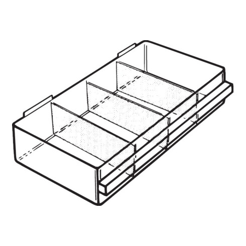 raaco Parete divisoria 150-03/04, 16pz. per set