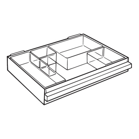 RAACO Schublade transparent, Schubladentyp: 250-3